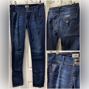 HUDSON Blue Collin Flap Skinny Jeans Shade #1- Size 25